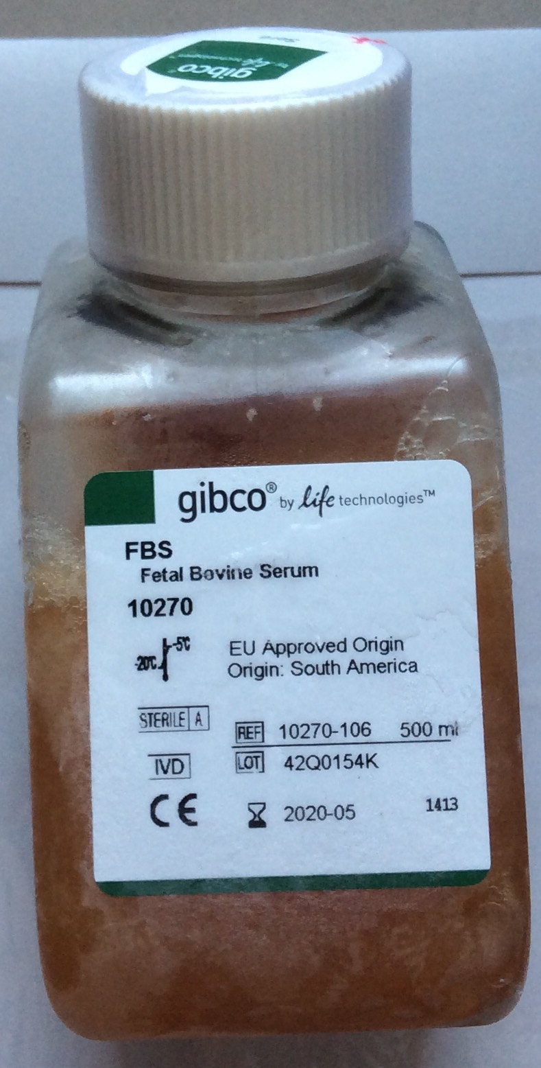 10270-106Gibco胎牛血清FBS【南美】500ml